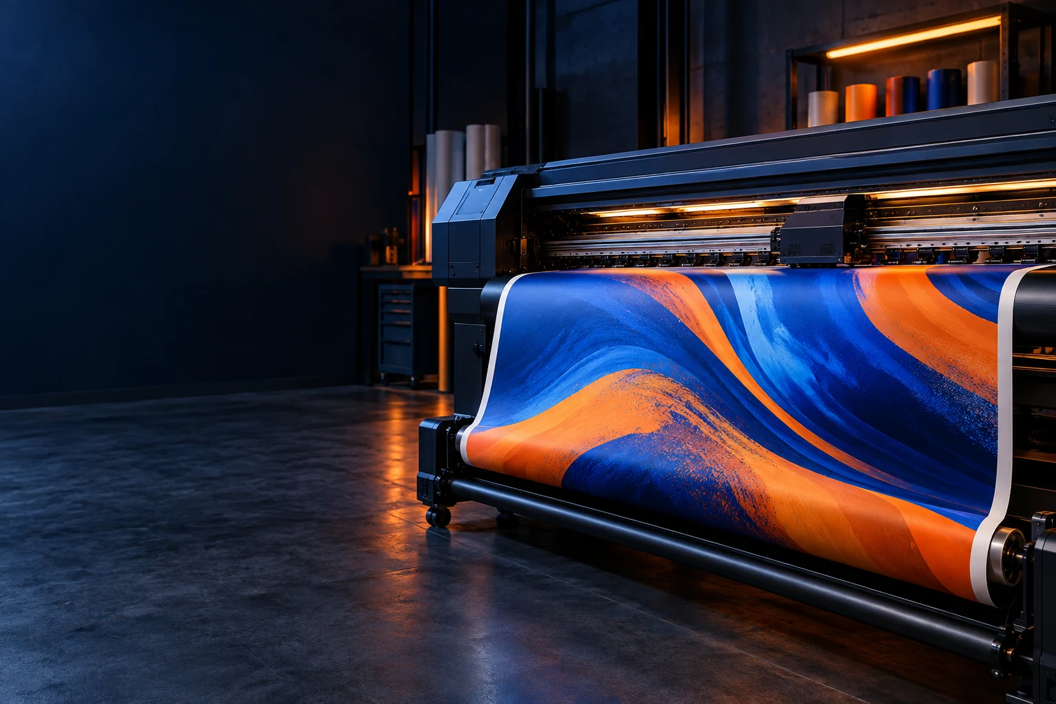 Large format prints concept